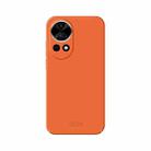 For Huawei Nova 12 MOFI Qin Series Skin Feel All-inclusive PC Phone Case(Orange) - 1