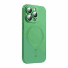 For iPhone 15 Pro Max ENKAY MagSafe Matte TPU Phone Case with Lens Film(Green) - 1