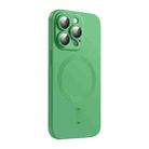 For iPhone 15 Pro ENKAY MagSafe Matte TPU Phone Case with Lens Film(Green) - 1