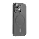 For iPhone 15 Plus ENKAY MagSafe Matte TPU Phone Case with Lens Film(Dark Grey) - 1