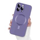 For iPhone 16 Pro Max ENKAY MagSafe Matte TPU Phone Case with Lens Film(Dark Blue) - 2