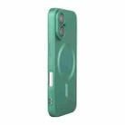 For iPhone 16 Plus ENKAY MagSafe Matte TPU Phone Case with Lens Film(Green) - 1