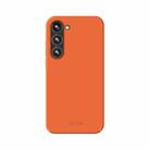 For Samsung Galaxy S23 5G MOFI Qin Series Skin Feel All-inclusive PC Phone Case(Orange) - 1