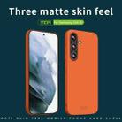 For Samsung Galaxy S24 FE 5G MOFI Qin Series Skin Feel All-inclusive PC Phone Case(Orange) - 2