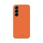For Samsung Galaxy S25+ 5G MOFI Qin Series Skin Feel All-inclusive PC Phone Case(Orange) - 1
