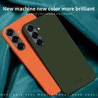 For Samsung Galaxy S25+ 5G MOFI Qin Series Skin Feel All-inclusive PC Phone Case(Orange) - 3