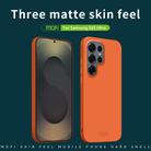 For Samsung Galaxy S25 Ultra 5G MOFI Qin Series Skin Feel All-inclusive PC Phone Case(Orange) - 2