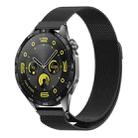 For Huawei Watch GT4 46mm Milan Magnetic Steel Mesh Watch Band(Black) - 1