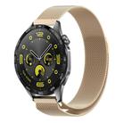 For Huawei Watch GT4 46mm Milan Magnetic Steel Mesh Watch Band(Champagne) - 1