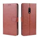 Retro Crazy Horse Texture Horizontal Flip Leather Case for OPPO Realme X / OPPO K3 , with Holder & Card Slots & Photo Frame(Brown) - 1