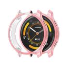 For Garmin Venu 3 ENKAY Hat-Prince Full Coverage Electroplated TPU Watch Case with Screen Protection(Pink) - 1