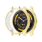 For Garmin Venu 3 ENKAY Hat-Prince Full Coverage Electroplated TPU Watch Case with Screen Protection(Gold) - 1