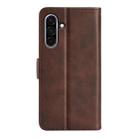 For Samsung Galaxy A36 Dual-side Magnetic Buckle Horizontal Flip Leather Phone Case(Brown) - 3
