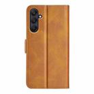 For Samsung Galaxy A26 Dual-side Magnetic Buckle Horizontal Flip Leather Phone Case(Yellow) - 3