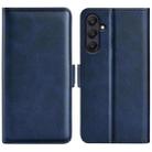 For Samsung Galaxy A26 Dual-side Magnetic Buckle Horizontal Flip Leather Phone Case(Dark Blue) - 1