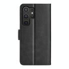 For Samsung Galaxy S25 Ultra 5G Dual-side Magnetic Buckle Horizontal Flip Leather Phone Case(Black) - 3