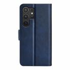 For Samsung Galaxy S25 Ultra 5G Dual-side Magnetic Buckle Horizontal Flip Leather Phone Case(Dark Blue) - 3