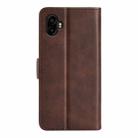 For Samsung Galaxy Xcover 7 Pro Dual-side Magnetic Buckle Horizontal Flip Leather Phone Case(Brown) - 3