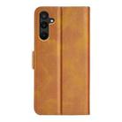 For Samsung Galaxy M16 / F16 Dual-side Magnetic Buckle Horizontal Flip Leather Phone Case(Yellow) - 3