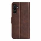 For Samsung Galaxy M16 / F16 Dual-side Magnetic Buckle Horizontal Flip Leather Phone Case(Brown) - 3