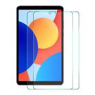 For Redmi Pad SE 4G 8.7 2pcs ENKAY Hat-Prince 0.33mm Explosion-proof Tempered Glass Film - 1