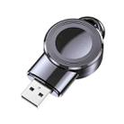 For Apple Watch Aluminum USB Watch Wireless Charger(Black) - 1