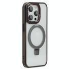 For iPhone 13 Pro Starlink Stand Clear Magsafe Phone Case(Black) - 1