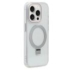For iPhone 15 Pro Max Starlink Stand Clear Magsafe Phone Case(Transparent) - 1