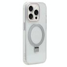 For iPhone 15 Pro Starlink Stand Clear Magsafe Phone Case(Transparent) - 1