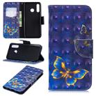 3D Colored Drawing Pattern Horizontal Flip Leather Case for  Huawei P30 Lite, with Holder & Card Slots & Wallet(Butterfly) - 1