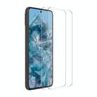 For Google Pixel 8 Pro 2pcs ENKAY Hat-Prince 0.26mm 9H 2.5D High Aluminum-silicon Tempered Glass Film - 1