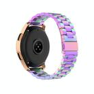 For Huawei Watch GT4 41mm Three Bead Stainless Steel Metal Watch Band(Colorful) - 1