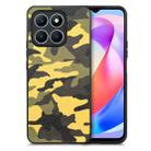 For Honor X6a Retro Camouflage Leather Back Phone Case(Yellow) - 1