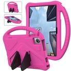 For Teclast M40 Plus 2022 EVA Shockproof Tablet Case with Holder(Rose Red) - 1