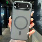 For iPhone 17 Air Transparent TPU Hybrid PC Magsafe Phone Case(Black) - 1