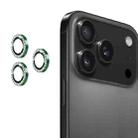 For iPhone 17 Pro / 17 Pro Max ENKAY AR Anti-reflection Individual Diamond Ring Camera Lens Glass Full Film(Deep Green) - 1
