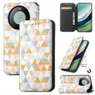 For Huawei Mate 60 CaseNeo Colorful Magnetic Leather Phone Case(Rhombus) - 1