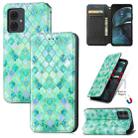 For Motorola Moto G14 CaseNeo Colorful Magnetic Leather Phone Case(Emeralds) - 1