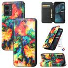 For Motorola Moto G14 CaseNeo Colorful Magnetic Leather Phone Case(Colorful Cloud) - 1