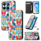 For Honor X6a CaseNeo Colorful Magnetic Leather Phone Case(Magic Space) - 1