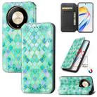 For Honor X9b CaseNeo Colorful Magnetic Leather Phone Case(Emeralds) - 1