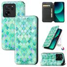 For Xiaomi 13T / 13T Pro CaseNeo Colorful Magnetic Leather Phone Case(Emeralds) - 1