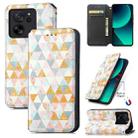 For Xiaomi 13T / 13T Pro CaseNeo Colorful Magnetic Leather Phone Case(Rhombus) - 1