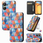 For Xiaomi Redmi 13C CaseNeo Colorful Magnetic Leather Phone Case(Rhombus Mandala) - 1