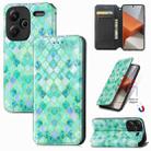 For Xiaomi Redmi Note 13 Pro+ CaseNeo Colorful Magnetic Leather Phone Case(Emeralds) - 1