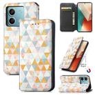 For Xiaomi Redmi Note 13 5G CaseNeo Colorful Magnetic Leather Phone Case(Rhombus) - 1