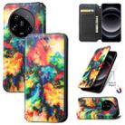 For Xiaomi Redmi A3 CaseNeo Colorful Magnetic Leather Phone Case(Colorful Cloud) - 1