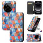 For Xiaomi Redmi A3 CaseNeo Colorful Magnetic Leather Phone Case(Rhombus Mandala) - 1