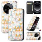 For Xiaomi Redmi A3 CaseNeo Colorful Magnetic Leather Phone Case(Rhombus) - 1