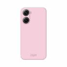 For Redmi Turbo 4 / Poco X7 Pro MOFI Qin Series Skin Feel All-inclusive PC Phone Case(Pink) - 1